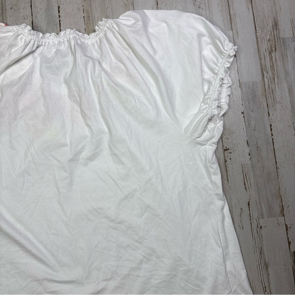 Kim Rogers Woman Top Short Sleeves White Casual Plus Sz 3X NWT! - Picture 12 of 16